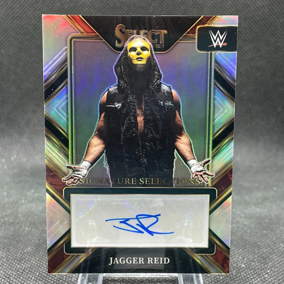 Jagger Reid 2023 Panini Select WWE Signature Selections Auto Silver Prizm - Image 1 of 2