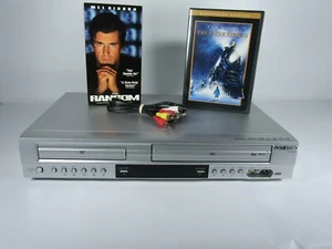   Go Video DV2140 DVD VHS Dual Deck Combo Player DVD/VCR Recorder  - Picture 1 of 12