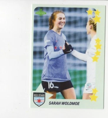 2021 Parkside NWSL Vol. 2 Sarah Woldmoe RC #S48 Stars Chicago Red Stars - Image 1 of 2