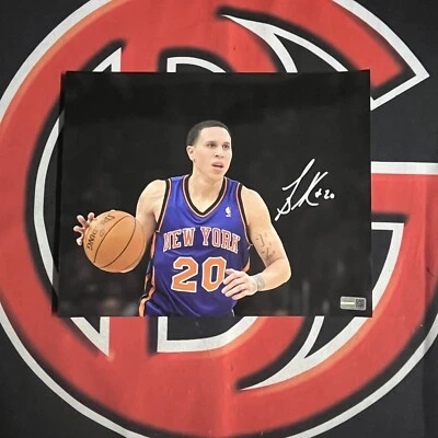 Foto autografiada 8x10 firmada por Mike Bibby New York Knicks Steiner CX Foto 1 de 3