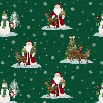 BLANK QUILTING Fat Quarter A Christmas to Remember Cotton Sewing Quilting Patchwork Fabric