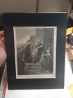 Antique Gustave Dore Art Print Peter & John.. Gate With Mat Ready For YourFrame