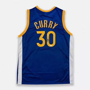 Stephen Curry Golden State Warriors Signed Autographed Pro Style Blue Jersey JSA - Picture 1 of 2