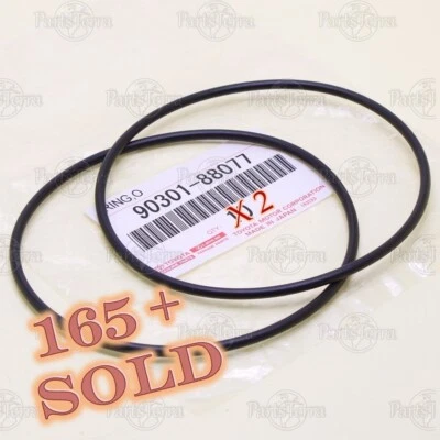 O-rings de eixo de transmissão traseira Toyota genuíno 4Runner Tacoma T100 90301-88077 x2 - Imagem 1 de 4
