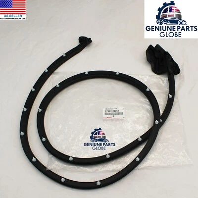 NEW GENUINE OEM LEXUS 02-10 SC430 LEFT DRIVER DOOR WEATHERSTRIP SEAL 67862-24051 Foto 1 de 3