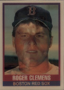 1989 Boston Red Sox Sportflics Baseball Card #3 Roger Clemens