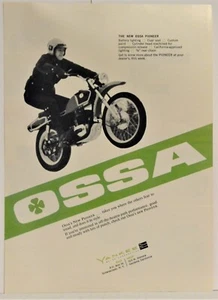 Anuncio impreso de motocicleta Ossa Pioneer Yankee 1970  - Imagen 1 de 1