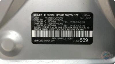 Used Rear Wheel Hub fits: 2013 Mitsubishi Outlander rear w/o turbo Rear Grade A - Image 1 of 4