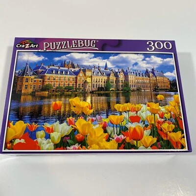 PUZZLEBUG CraZart 18.25" X 11" Puzzle 300 Piece BINNENHOF DUTCH PARLIAMENT - NEW - Image 1 of 4