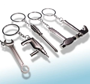 Schlüsselanhänger Werkzeug Handwerker Bohrmaschine Hammer Schraubenzieher Maurer - Bild 1 von 12