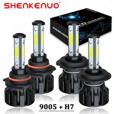 For Hyundai Ioniq 2017-2020 Combo 4X LED Headlight High&Low Beam Bulbs 6000K - Image 1 of 4