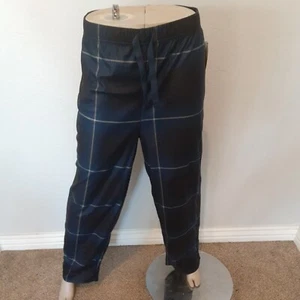 NWT Boys Pajama Sleep Pants Arizona Blue Plaid Size 8 $27 - Picture 1 of 8