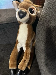 Peluche vintage 18" BAMBI Walt Disney World jambes posables - Photo 1/6