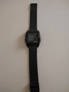 Nixon Home Base Black Herren Digital Armbanduhr, Stopuhr, Kalender, wie neu - Bild 1 von 9