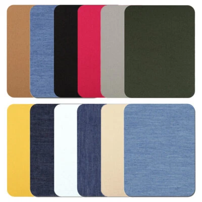 1pc/5pcs/10pcs Fabric Iron-on Jean Patches 12.5x9.5cm for Repair Tshirts Canvas - Image 1 of 4