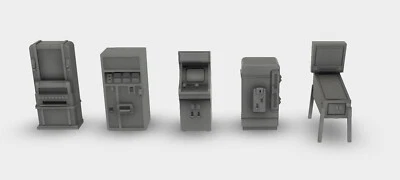 Vintage Automat Getränke Zigaretten Flipper 1930-1970  3D Druck 1:87 -  1:35 - Bild 1 von 4