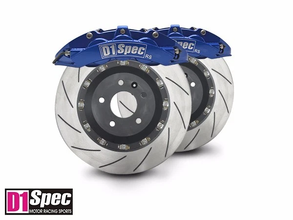 Pinza de freno grande forjada azul anodizado RS 6 potes 355 mm disco de 2 piezas para BMW F30 Foto 1 de 1