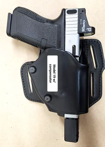 Blackhawk GLOCK RH Leather Grip Break Holster Model 17 19 22 23 31 NEW 421903BKR - Picture 1 of 15