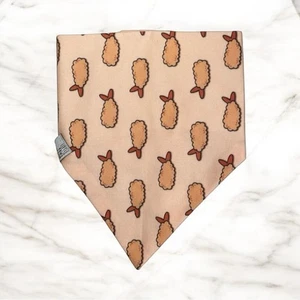 DOG Bandana - Shrimp Tempura - Size L Large - Picture 1 of 1