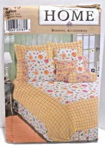 SIMPLICITY HOME #9149 - Bedding Basics - Comforter - Dust Ruffle & Shams Pattern - Picture 1 of 6