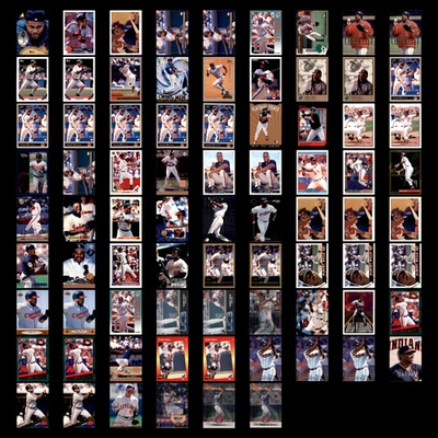 Albert Belle Lot 78 Baseball Cards 1995 Pinnacle Museum Collection Indians Set - Image 1 of 4