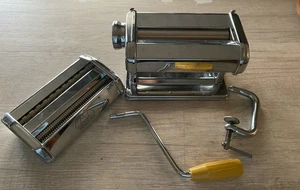Marcato Atlas Pasta Maker Model 150 Deluxe Hand Crank Machine Made In Italy - Picture 1 of 7