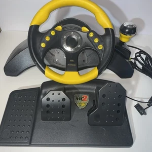 Mad Catz MC2 Pedali Volante Universali PS Xbox GameCube Racing 6320 Funzionante - Foto 1 di 7