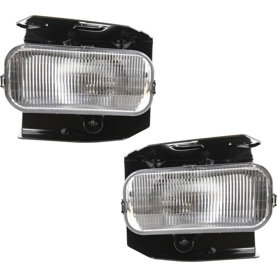 New For 99-03 Ford F-150 99-02 Expedition Front Fog Light Set Assembly With Bulb Foto 1 de 4