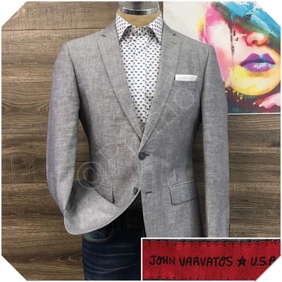 JOHN VARVATOS Mens Linen Cotton Blazer Sport Coat Casual Jacket Size 40R Suit - Image 1 of 4