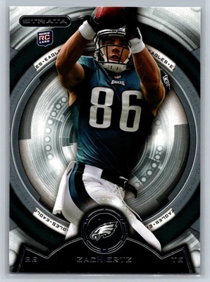 2013 Topps Strata #137 Zach Ertz Rookie Commanders Philadelphia Eagles - Image 1 of 2