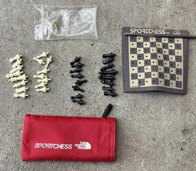 Vintage 1980's THE NORTH FACE SportChess TRAVEL Chess UNUSED - Image 1 of 4
