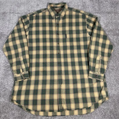 VTG Abercrombie & Fitch Shirt Men’s XL Brown Plaid Long Sleeve ‘The Big Shirt’ - Image 1 of 4