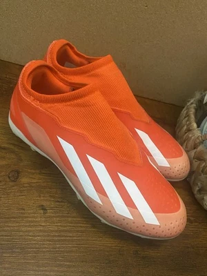 Zapato botín de fútbol Adidas X CrazyFast Elite sin cordones FG niños talla 2,5 Foto 1 de 4