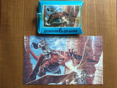 Vintage 1986 Dungeons & Dragons 90 Piece Jigsaw Puzzle Waddingtons Cadbury - Image 1 of 4