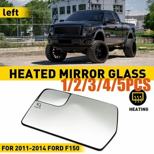 Fit for Ford F150 2011-14 with Backing Heated Left Driver Side Mirror Glass1-5X - Picture 1 of 10