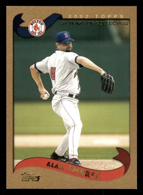 Alan Embree Boston Red Sox 2002 Topps Traded Gold #T33 SN /2002 - Image 1 of 2