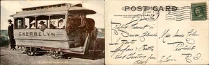 Vintage/Antique Used Post Cards "Cherrelyn Horse Car" - Picture 1 of 1