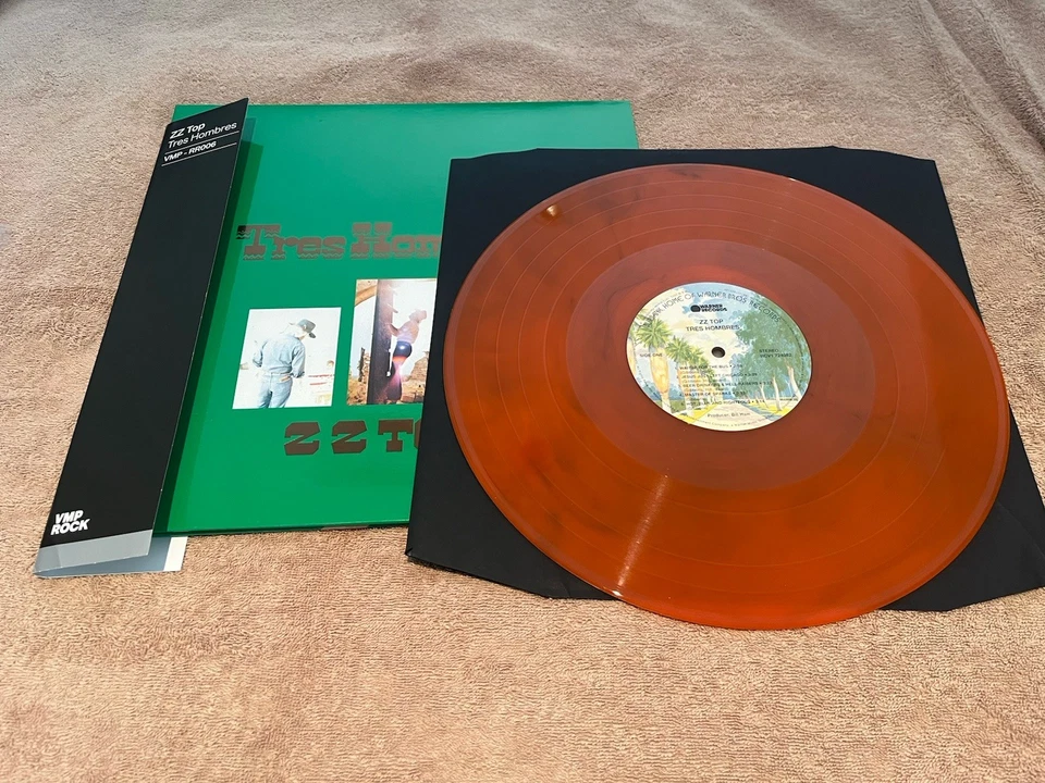 ZZ TOP “Tres Hombres” LP M/M VMP Hot Sauce Color Vinyl - Image 1 of 1