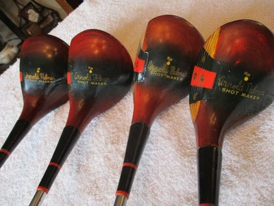 WILSON ARNOLD PALMER SHOT MAKER MODEL 1, 2,3, &4 WOODS ORIGINAL LEATHER GRIPS - Image 1 of 4