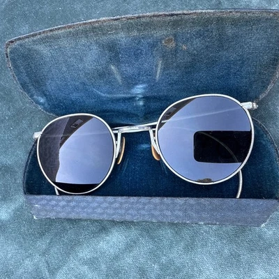 Gafas tintadas vintage American Optical FUL•VUE 12 hilos con estuche. Años 1920-1930 Foto 1 de 4