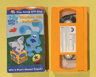 Nick Jr. Blue’s Clues Playtime With Periwinkle VHS Tape Tested - Image 1 of 4