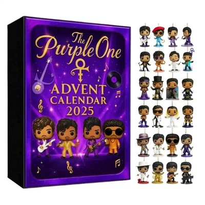 Calendario de cuenta regresiva 2025 estrella de rock Jimmy Buffett calendario de adviento colgantes 2D  Foto 1 de 4