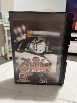 Samurai Shodown 3 (Neo Geo AES, 1995) 100% Original USA Version ** MINT** - Image 1 of 4