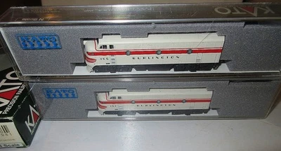 KATO N SCALE #106-0202 F2A LOCO SET ,CHICAGO BURLINGTON & QUINCY - Image 1 of 4