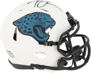 Trevor Lawrence Jaguars Signed Riddell Lunar Eclipse Alternate Speed Mini Helmet - Picture 1 of 4