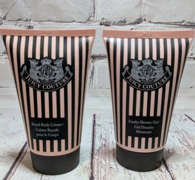 Gel de ducha espumoso y crema corporal real JUICY COUTURE 4,2 OZ cada uno Foto 1 de 2