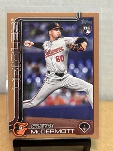 Tarjeta 1 Chayce McDermott Gold/2025 Rookie RC 2025 Topps Series #32 Orioles - Imagen 1 de 2