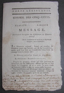 Arrivée Bonaparte à Fréjus Arrêté Empereur Ottoman au Roi Espagne Médiateur.1799 - Picture 1 of 1