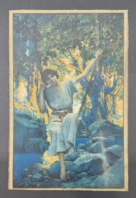 Dreamlight, Vintage Original 1925 Maxfield Parrish Edison Mazda GE Calendario Superior Foto 1 de 3