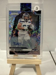 2024 Panini Silver Choice Prizm Zach Charbonnet Auto /100 #264 Seattle Seahawks - Picture 1 of 2